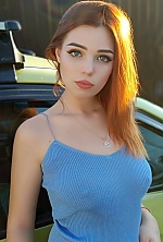 Ukrainian mail order bride Olesya from Kiev with red hair and grey eye color - image 6