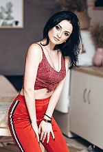 Ukrainian mail order bride Victoria from Kiev with black hair and brown eye color - image 5