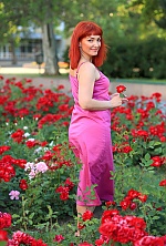 Ukrainian mail order bride Irina from Nikolaev with red hair and green eye color - image 8