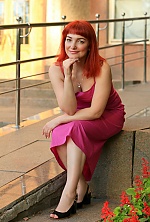 Ukrainian mail order bride Irina from Nikolaev with red hair and green eye color - image 6