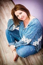 Ukrainian mail order bride Oksana from Kharkov with light brown hair and blue eye color - image 3