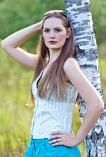 Ukrainian mail order bride Elena from Kiev with white grey hair and blue eye color - image 9