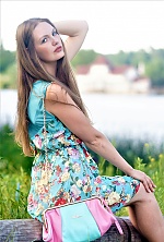 Ukrainian mail order bride Elena from Kiev with white grey hair and blue eye color - image 4