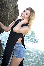Ukrainian mail order bride Kristina from Odessa with blonde hair and green eye color - image 3