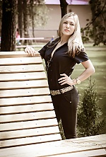 Ukrainian mail order bride Alina from Kiev with blonde hair and green eye color - image 7