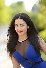 Ukrainian mail order bride Anna from Kharkiv with black hair and green eye color - image 2