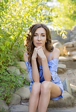 Ukrainian mail order bride Olga from Kiev with light brown hair and green eye color - image 5