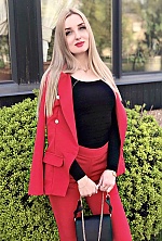 Ukrainian mail order bride Alina from Kiev with blonde hair and blue eye color - image 6