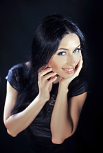 Ukrainian mail order bride Victoria from Luhansk with black hair and blue eye color - image 4