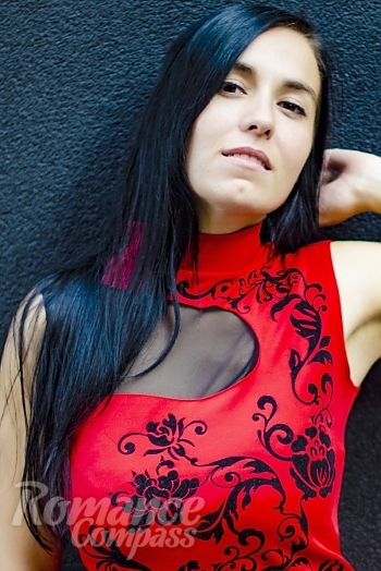 Ukrainian mail order bride Sofiya from Dnipro with black hair and brown eye color - image 1