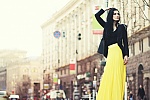 Ukrainian mail order bride Yuliya from Kiev with black hair and green eye color - image 3