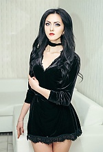 Ukrainian mail order bride Polina from Kiev with black hair and grey eye color - image 2