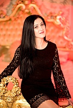 Ukrainian mail order bride Helena from Kiev with black hair and green eye color - image 3