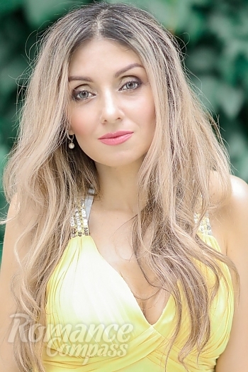 Ukrainian mail order bride Olga from Kharkiv with blonde hair and blue eye color - image 1