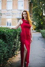 Ukrainian mail order bride Olga from Vinnitsa with red hair and green eye color - image 5