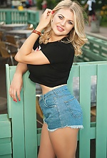 Ukrainian mail order bride Anastasia from Kiev with blonde hair and green eye color - image 11