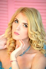 Ukrainian mail order bride Lena from Kiev with blonde hair and green eye color - image 6