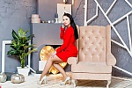 Ukrainian mail order bride Alina from Kiev with black hair and green eye color - image 5