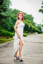 Ukrainian mail order bride Alla from Kremenchuk with auburn hair and blue eye color - image 5