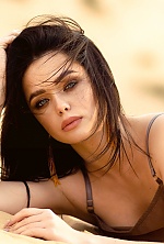 Ukrainian mail order bride Marina from Kiev with black hair and green eye color - image 9