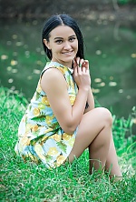 Ukrainian mail order bride Alena from Kiev with black hair and brown eye color - image 3