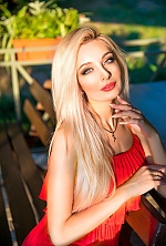 Ukrainian mail order bride Anna from Kharkov with blonde hair and blue eye color - image 3