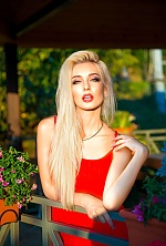 Ukrainian mail order bride Anna from Kharkov with blonde hair and blue eye color - image 2
