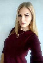 Ukrainian mail order bride Anastasia from Lugansk with blonde hair and green eye color - image 3