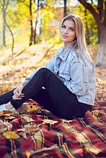 Ukrainian mail order bride Anastasia from Lugansk with blonde hair and green eye color - image 2