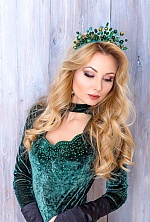 Ukrainian mail order bride Alina from Kiev with blonde hair and blue eye color - image 5