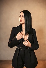 Ukrainian mail order bride Viktoria from Kyiv with black hair and grey eye color - image 8
