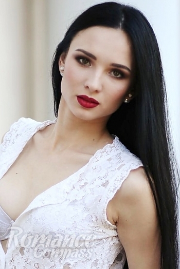 Ukrainian mail order bride Lyubov from Kiev with black hair and brown eye color - image 1