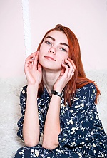 Ukrainian mail order bride Daria from Kiev with auburn hair and blue eye color - image 5