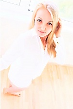 Ukrainian mail order bride Marina from Kiev with blonde hair and blue eye color - image 9