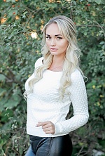 Ukrainian mail order bride Alina from Donetsk with blonde hair and blue eye color - image 4