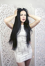 Ukrainian mail order bride Julia from Lugansk with black hair and blue eye color - image 4
