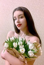 Ukrainian mail order bride Kateryna from Kiev with brunette hair and grey eye color - image 5