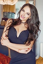 Ukrainian mail order bride Anastasia from Kiev with black hair and brown eye color - image 2