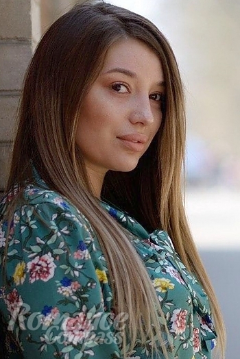 Ukrainian mail order bride Katerina from Lviv with brunette hair and hazel eye color - image 1
