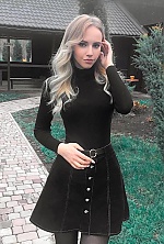 Ukrainian mail order bride Ksenia from Kiev with blonde hair and blue eye color - image 9