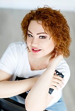 Ukrainian mail order bride Anna from Nikolaev with red hair and green eye color - image 7