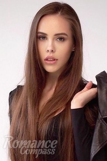 Ukrainian mail order bride Julia from Kiev with light brown hair and blue eye color - image 1