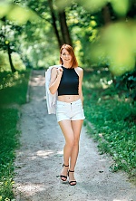 Ukrainian mail order bride Alena from Poltava with red hair and grey eye color - image 3