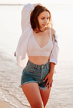 Ukrainian mail order bride Lina from Odessa with light brown hair and blue eye color - image 3
