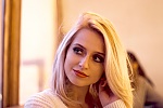 Ukrainian mail order bride Anna from Kiev with blonde hair and blue eye color - image 4