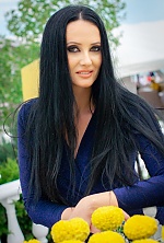 Ukrainian mail order bride Valentina from Odesa with black hair and green eye color - image 11