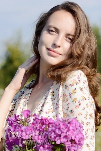 Ukrainian mail order bride Liliya from Kiev with black hair and hazel eye color - image 1