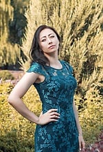 Ukrainian mail order bride Irina from Kharkov with black hair and green eye color - image 7