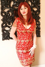 Ukrainian mail order bride Alla from Kiev with red hair and blue eye color - image 10