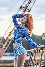 Ukrainian mail order bride Roxolana from Kiev with red hair and blue eye color - image 2